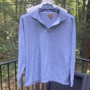 PJ Mark gray long sleeved, 3 buttons top sz. XL